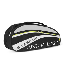 Factory Direct Custom Lightweight Sports Large Badminton Squash Tennis Racket Kit Bag Carry Case Black